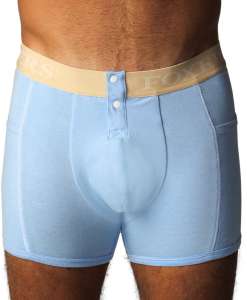 Men's Lt Blue Boxer Brief | Nude FOXERS Band