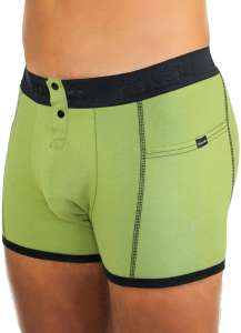 Men's Sage Green Boxer Briefs with Foxers Logo Band